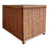 Vintage rattan trunk