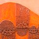 Large ceramic wall panel, stylised fish – 1960s