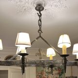 Brutalist style chandelier