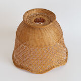 Wicker lampshade