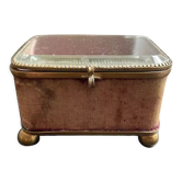 Napoleon III jewelry box beveled glass