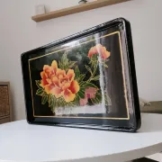 Vintage service platter in Japanese style from the 70s/80s.
