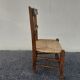 Chaise d'enfant paillée