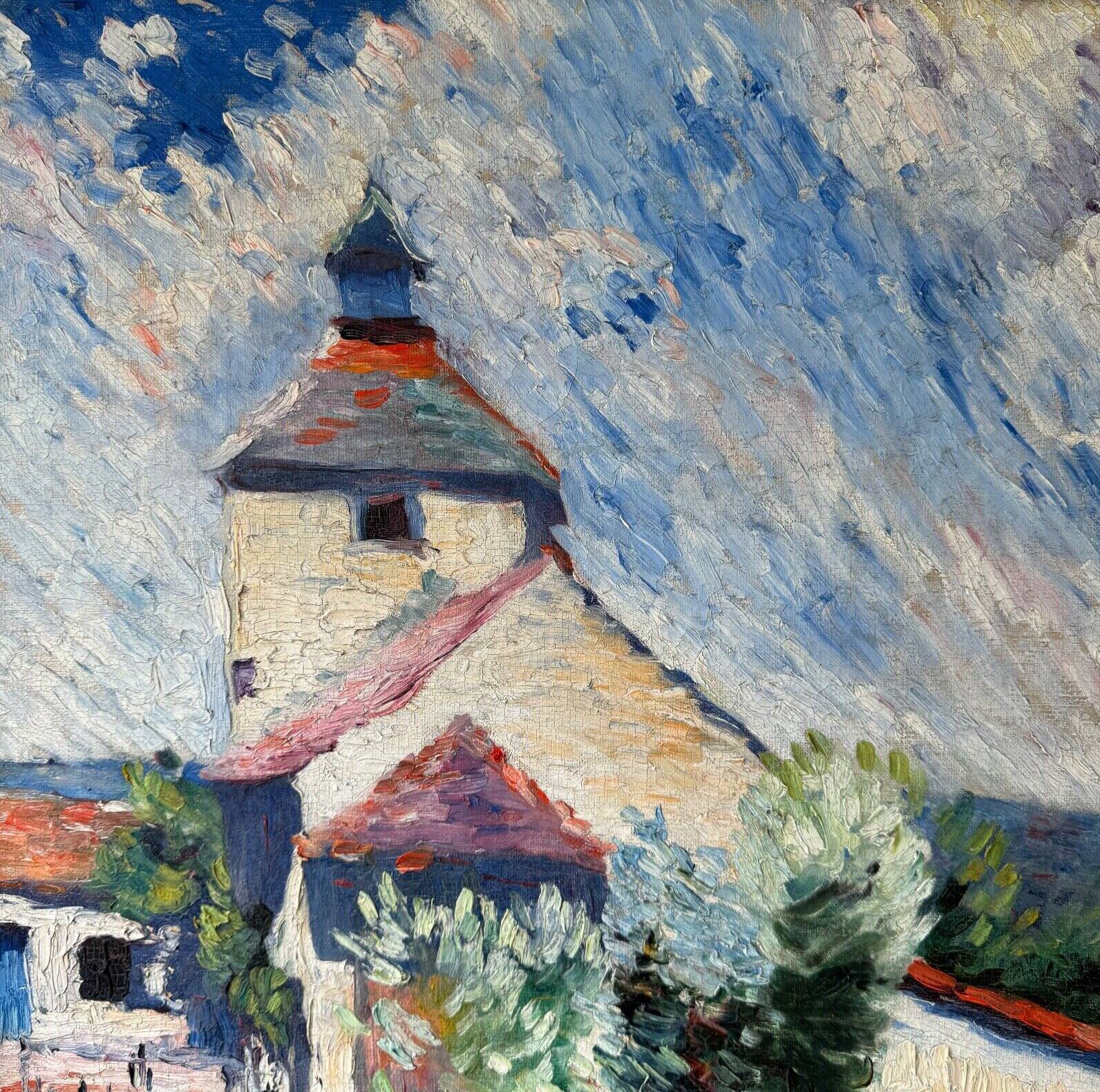 Oil on canvas by Louis Neillot (1898-1973) landscape 1921