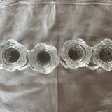 Set of 6 vintage glass knife rests