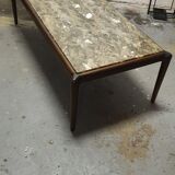 Coffee table top resin onyx 60s