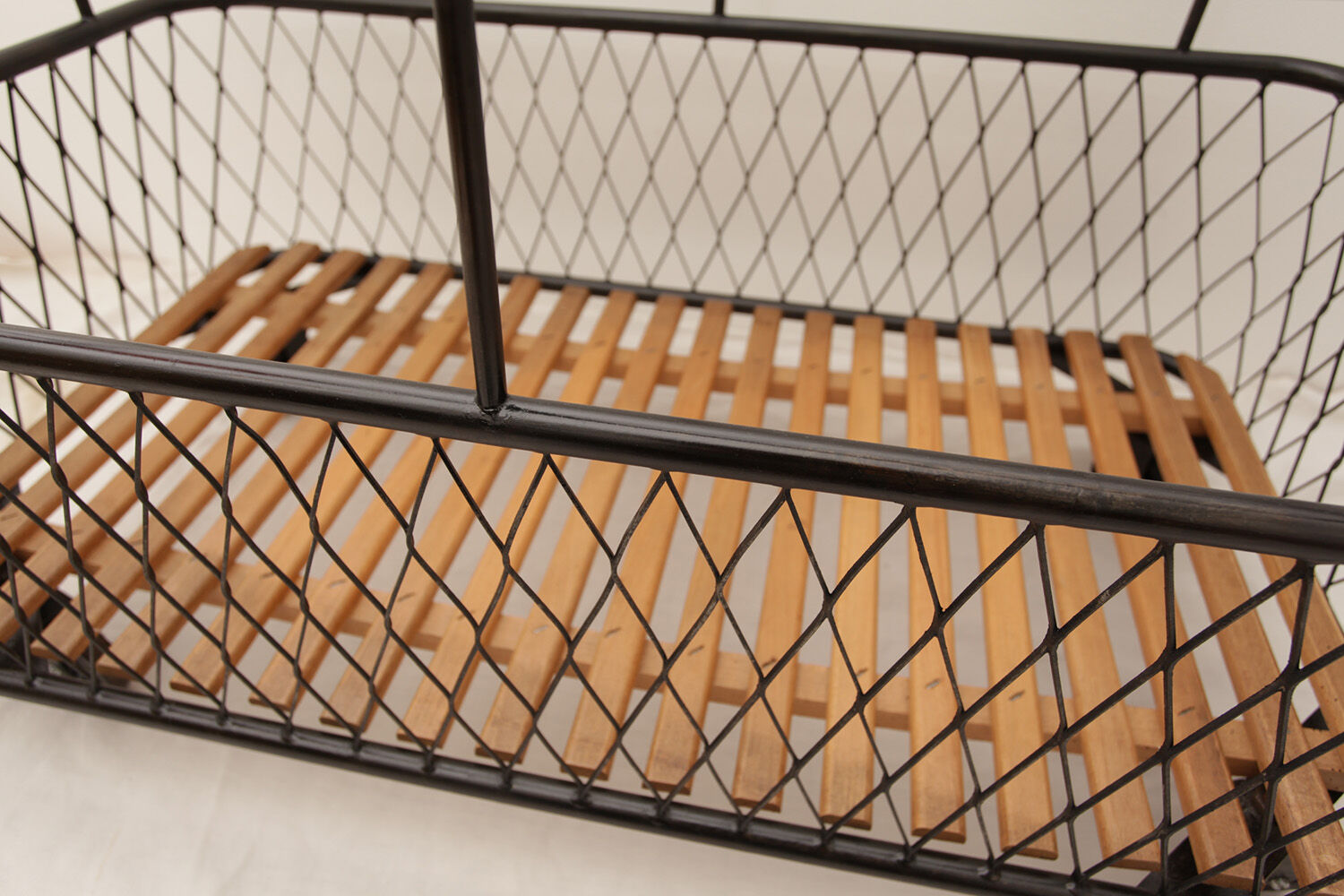 Industrial metal baker's bread cart