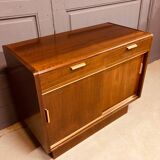 Wall cabinet A.A. Patijn for Zijlstra Joure, 1950s, walnut