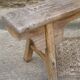 Primitive oak bench