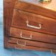 Commode en chêne doré, années 60