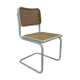Chaise design Cesca modèle b32 en blanc