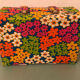 Suitcase sewing sewing box learning vintage flower