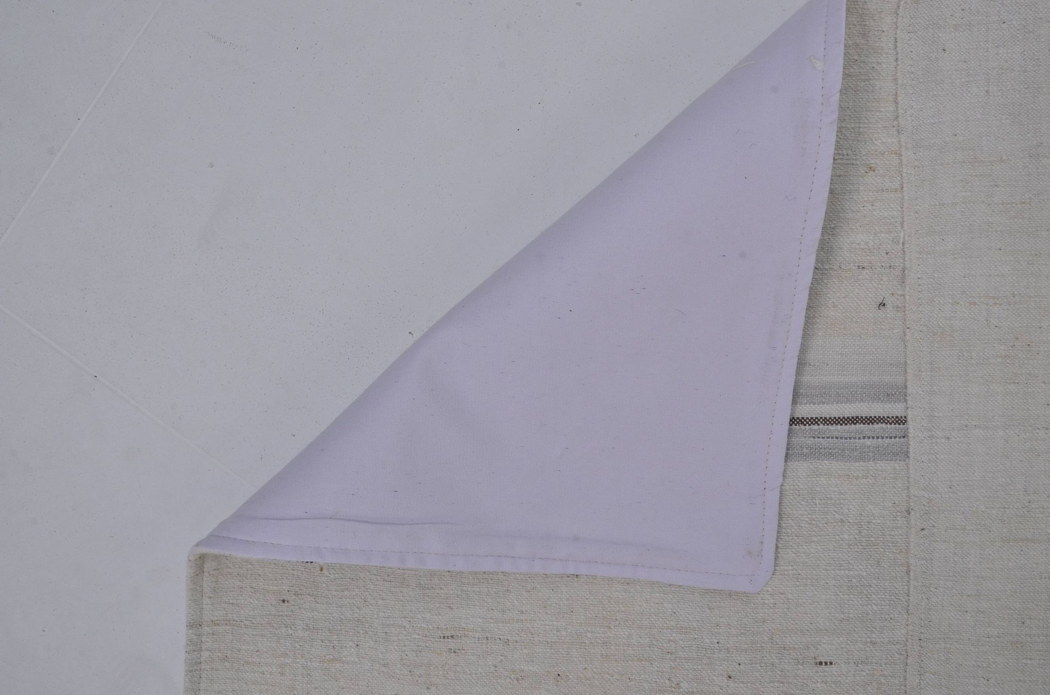 Vintage Handmade Hemp Runner sku 3918