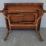 Art nouveau 1900 oak coffee table