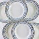 6 old creil and montereau hollow plates, Colbert service