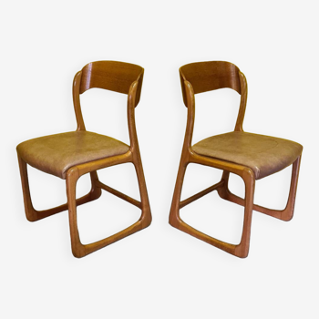 Set Of Original Emile & Walter Baumann Dining Room Chairs, 1960s