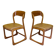 Ensemble de 2 chaises de salle à manger Emile & Walter Baumann, 1960