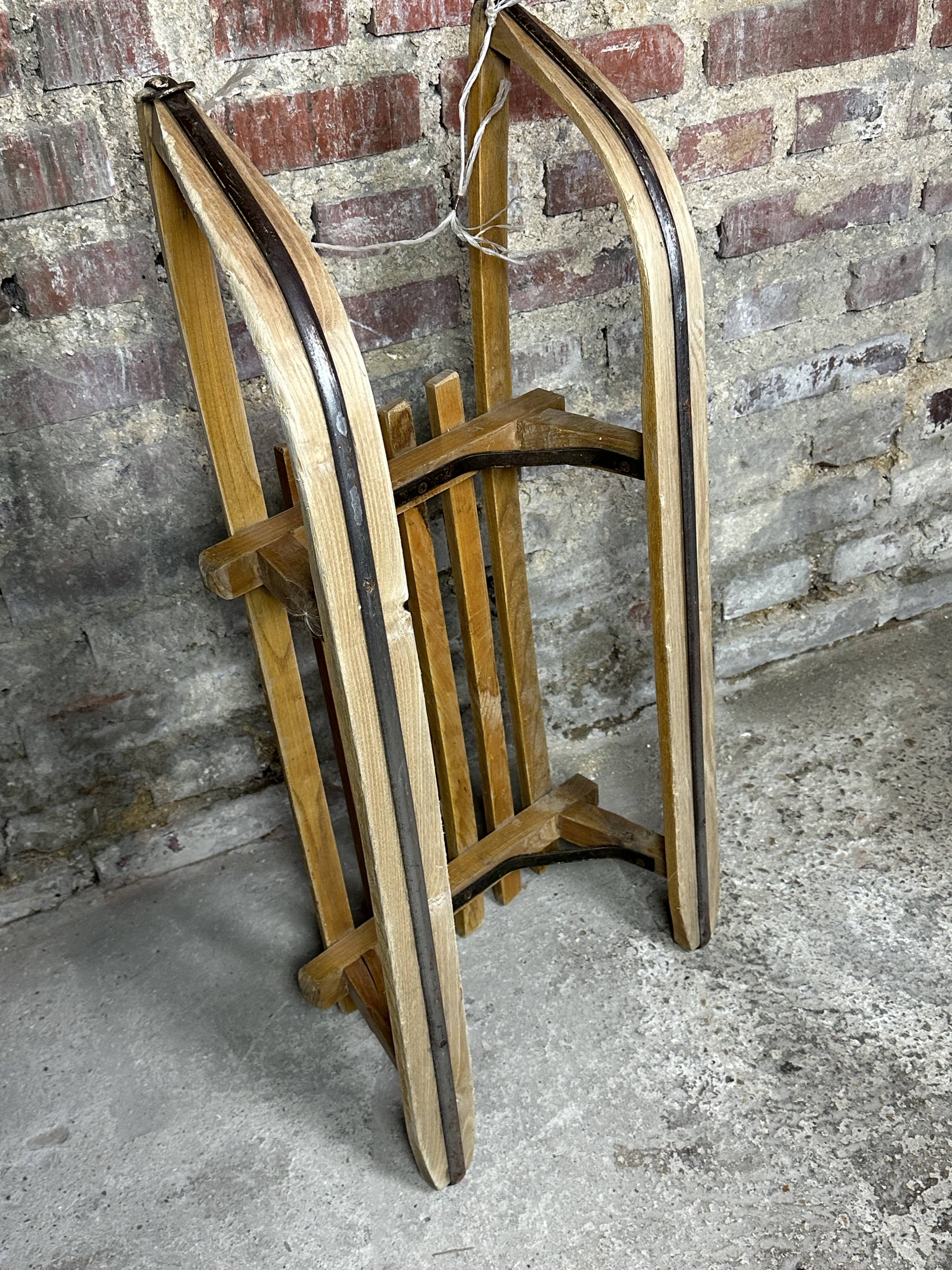 Old wooden sled 1940