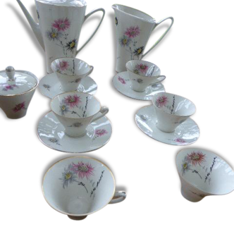 Service a Café porcelaine Johann Seltmann Vohenstrauss Bavaria vintage 1950/60