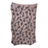 Block of old fabric printing