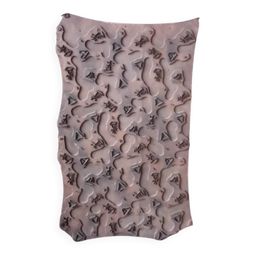 Bloc d'impression tissu ancien