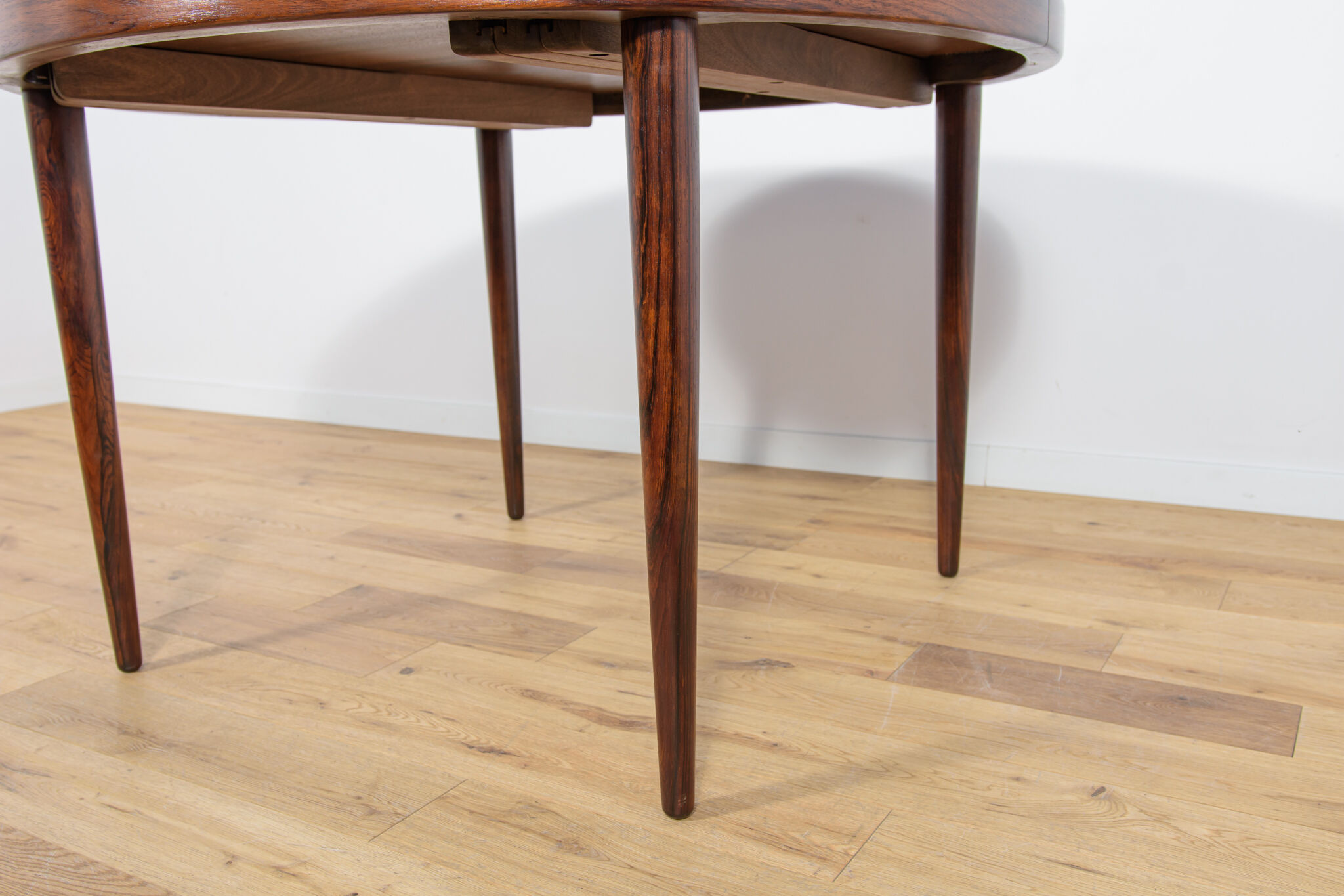 Mid-century extendable rosewood dining table by Kai Kristiansen for Feldballes Furniture Factory, 1960s