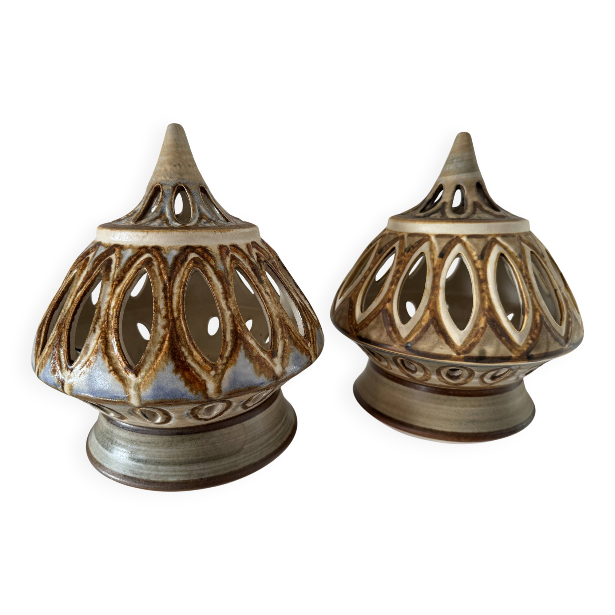 lantern Noomi Backhausen, Søholm Stentøj, Denmark, mid century