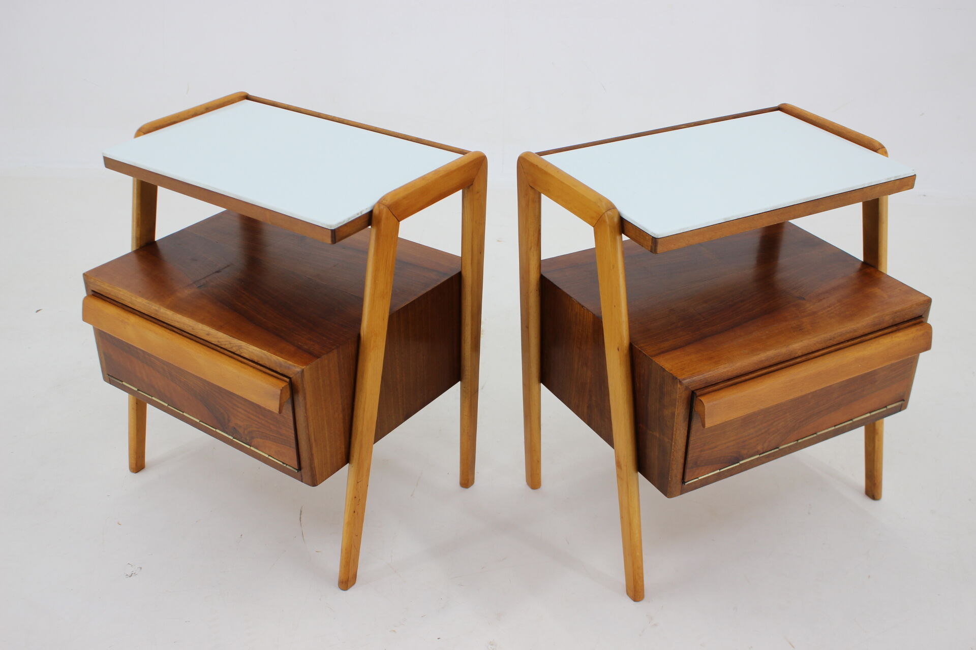 1960s Pair of Bedside Tables by Interier,Czechoslovakia