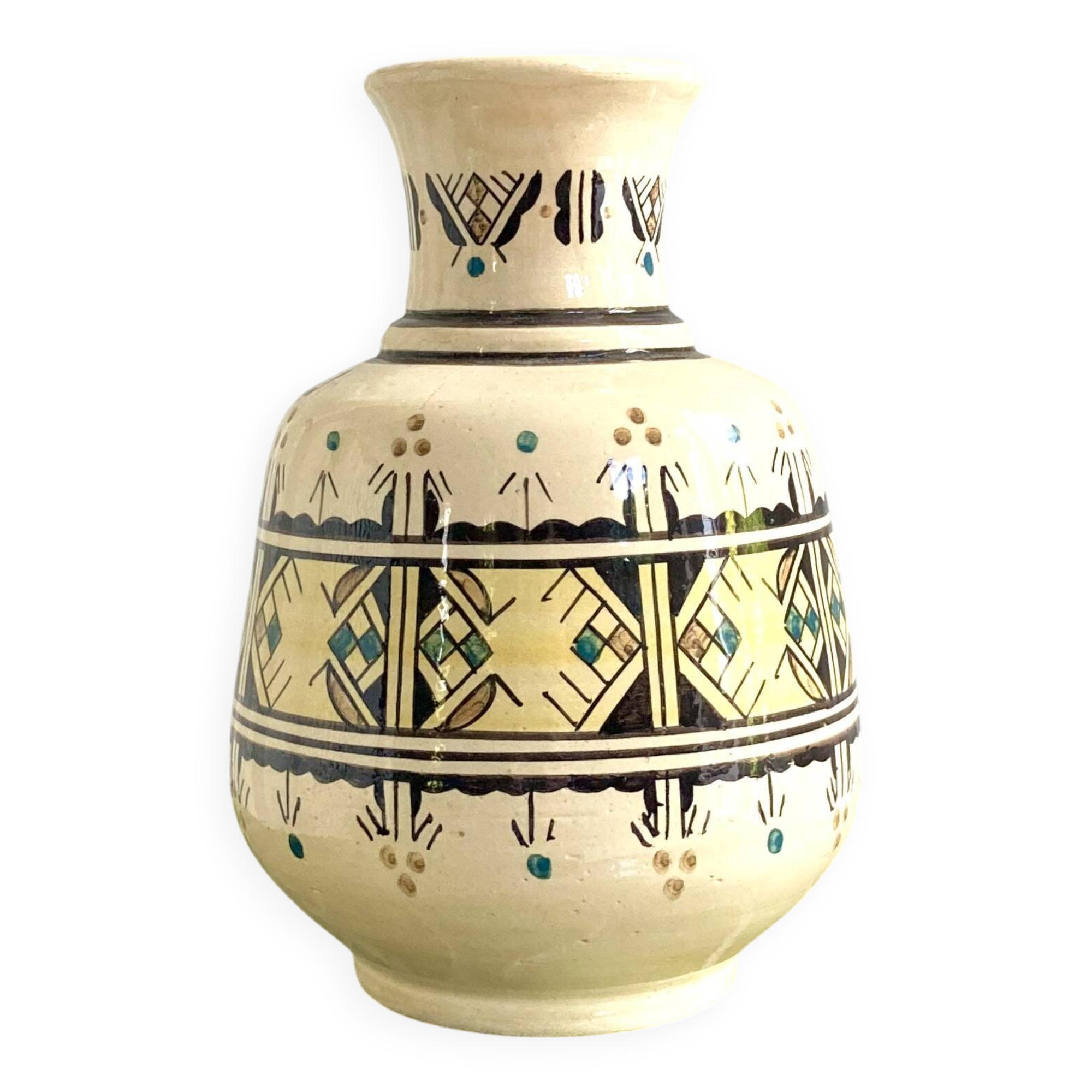 Handcrafted pottery vase