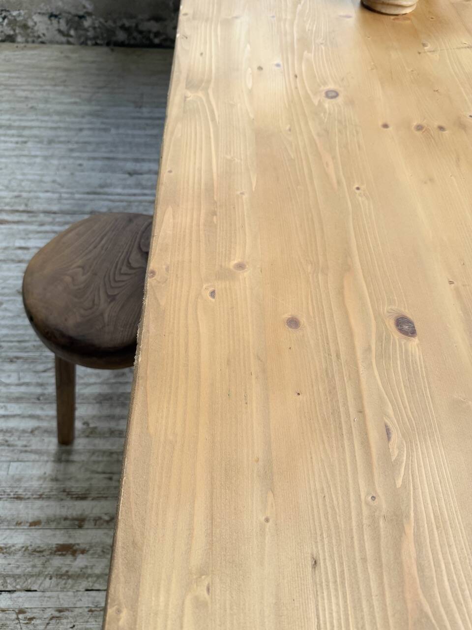 Perriand mountain furniture pine dining table