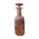 Murano's hand-blown glass carafe multilayered with its cap. 1960/1970.