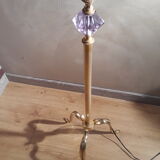 lamp foot chrome gold 1970 classic 163cm abajour41cm electricity redone has nine with koun koun in deco purple very youg beautiful effect chrome light pictages possible shipment