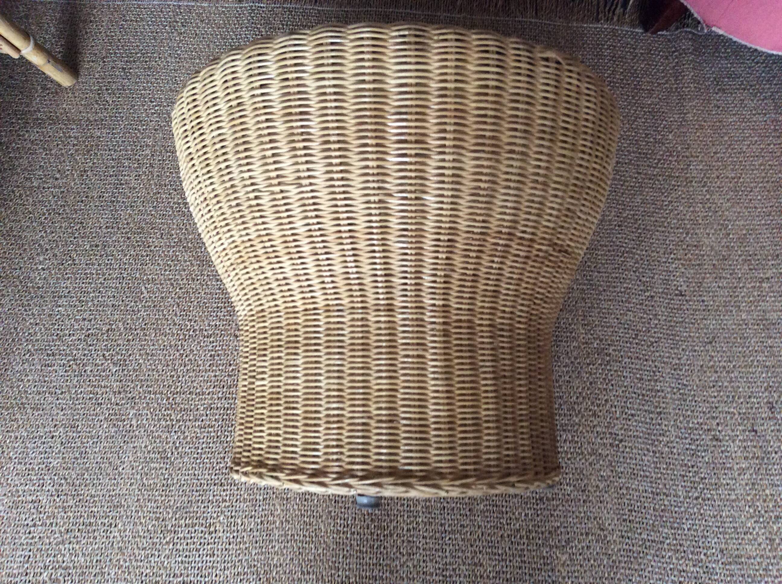 Wicker coffee table