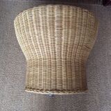 Wicker coffee table