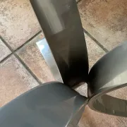 ROCHE BOBOIS table. 1970. Space age. 190x110.