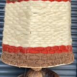 Vintage 70's wool lampshade