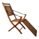 19th-century caned chaise longue in colonial style