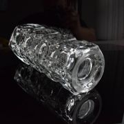 Vintage Glass Vase by František Pečeny for Heřmanova Huť, Czechoslovakia, 1960's.
