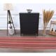 Vintage Turkish hand-knotted wool cotton red kilim runner rug 75x312