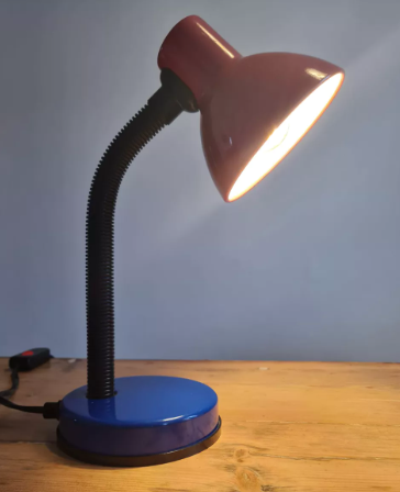 Table lamp primary color 1980
