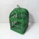Cage en rotin vintage