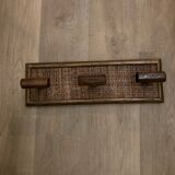 Rattan coat rack, 1970s