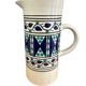 Handcrafted ceramic pitcher from Fes.