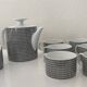Medaillon Onyx tea set by Theo Baumann and Richard Scharrer for Thomas