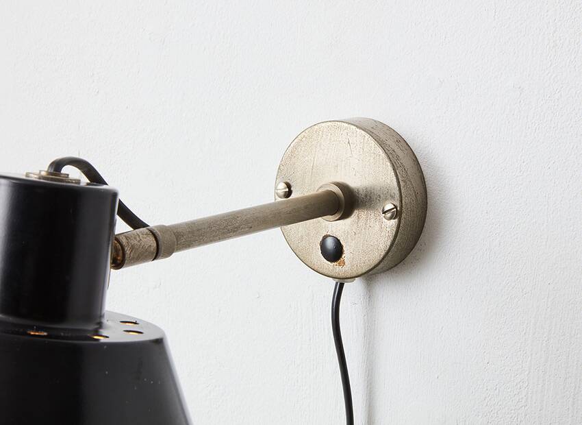 H. Fillekes Rare Wall Lamp Model WL3 for Artiforte 1950s