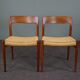 Set of 6 chairs and dining table Niels Otto Møller