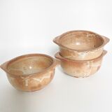 Vintage sandstone bowls
