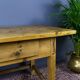 Vintage Rustic Baltic Pine Dining Table, 1930s