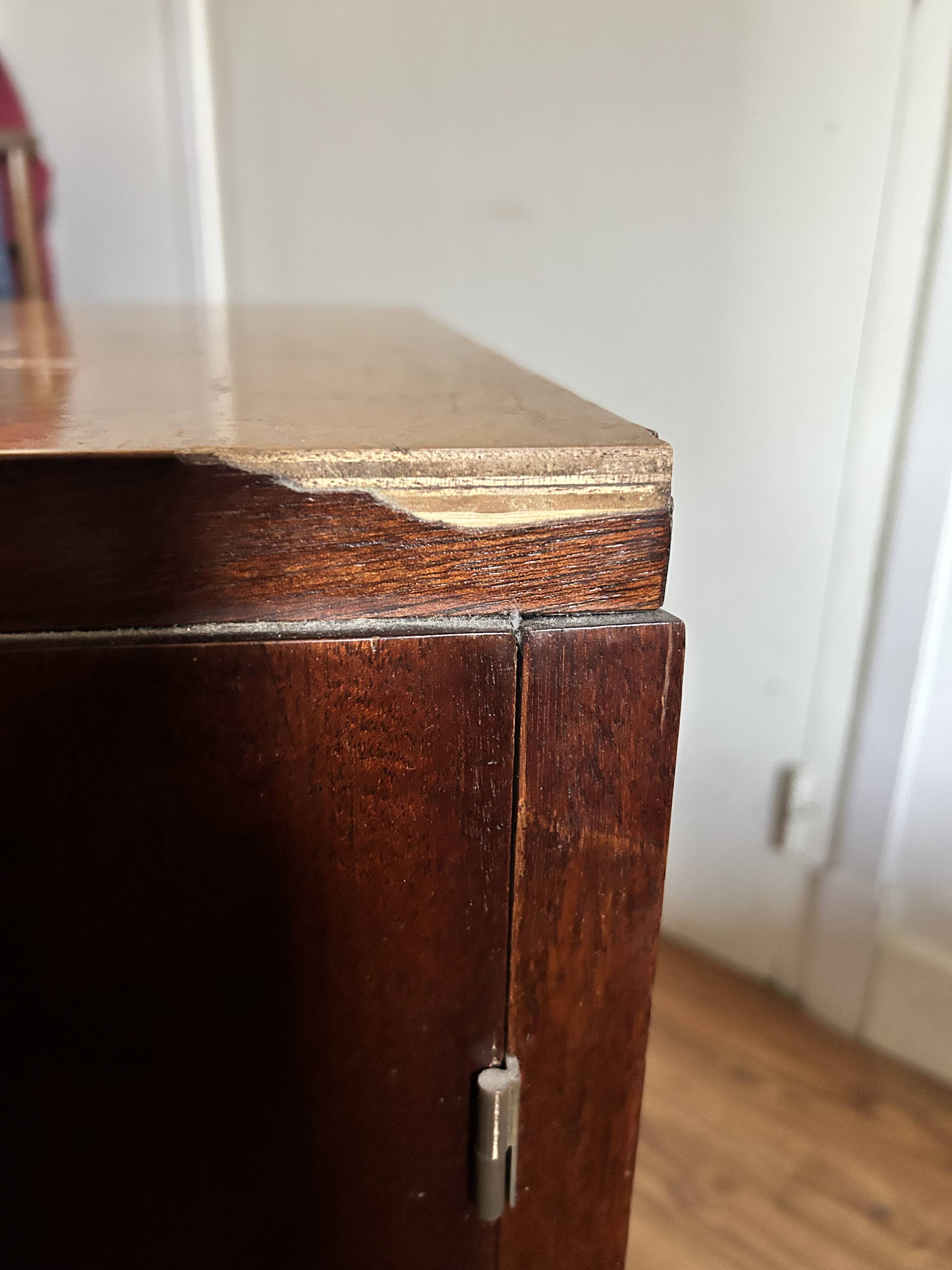 pair of art deco bedside tables