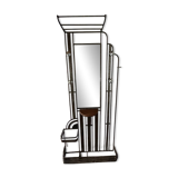Wrought iron coat rack for the entrance